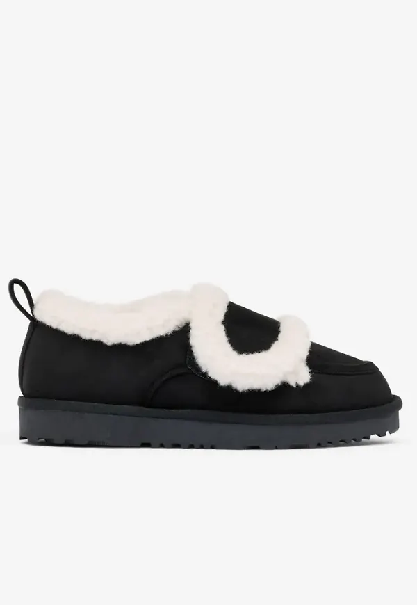 Nelly - Svart - Warm Velcro Boot
