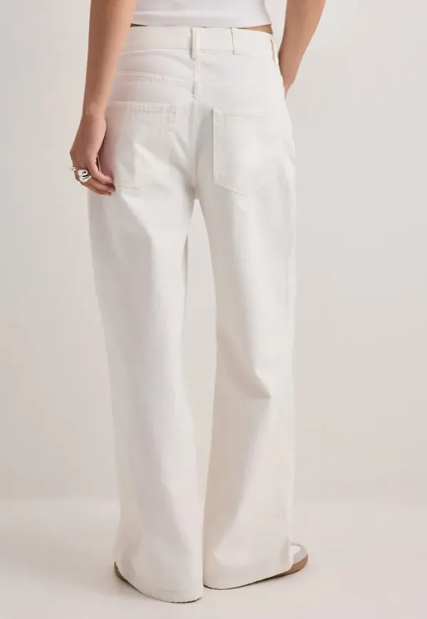 Nelly - Vit - Baggy Jeans