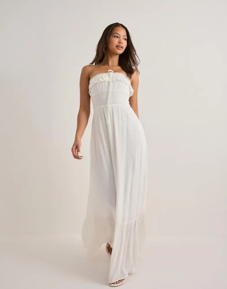 Nelly - Vit - Summer Breeze Dress