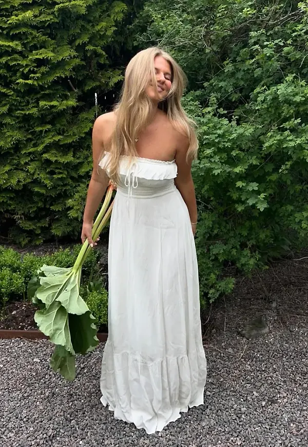 Nelly - Vit - Summer Breeze Dress