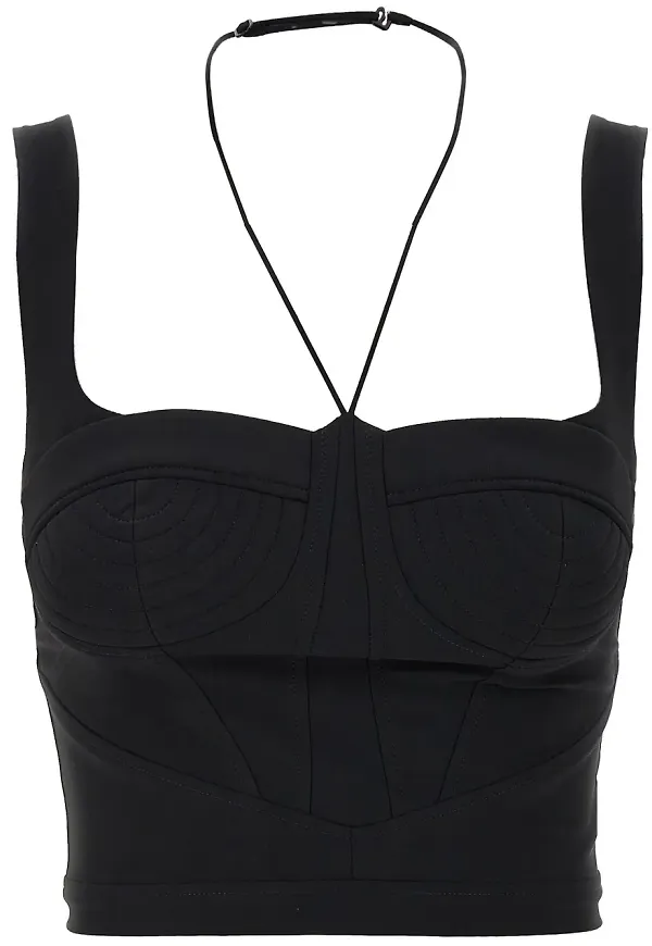 Nensi Dojaka Shaped topp - Svart
