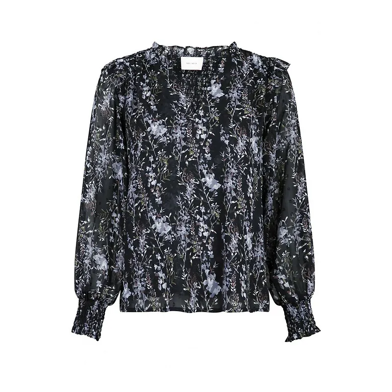 Neo Noir - Blusar - Svart - Dam - Storlek: S,M