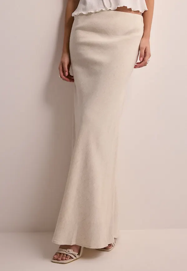 Neo Noir - Beige - Viso Linen Skirt