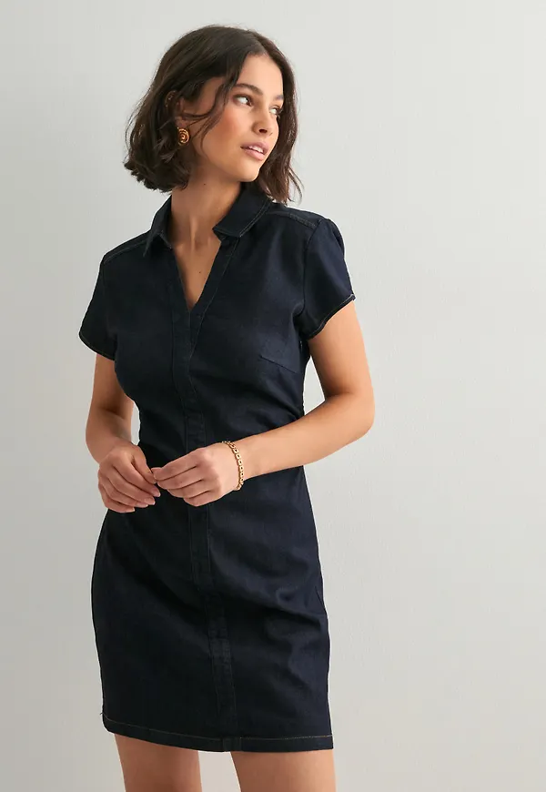 Neo Noir - Blå - Abel Denim Dress