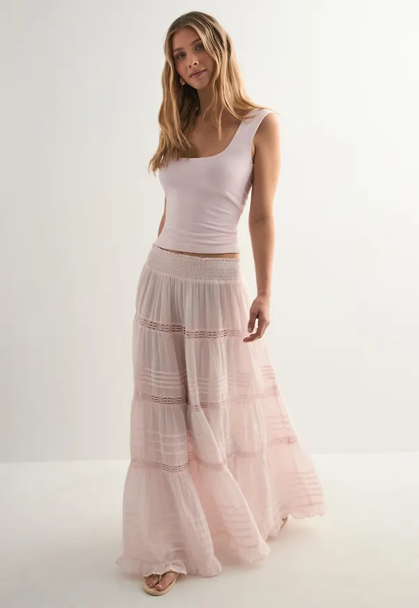 Neo Noir - Rosa - Felicia S Voile Skirt