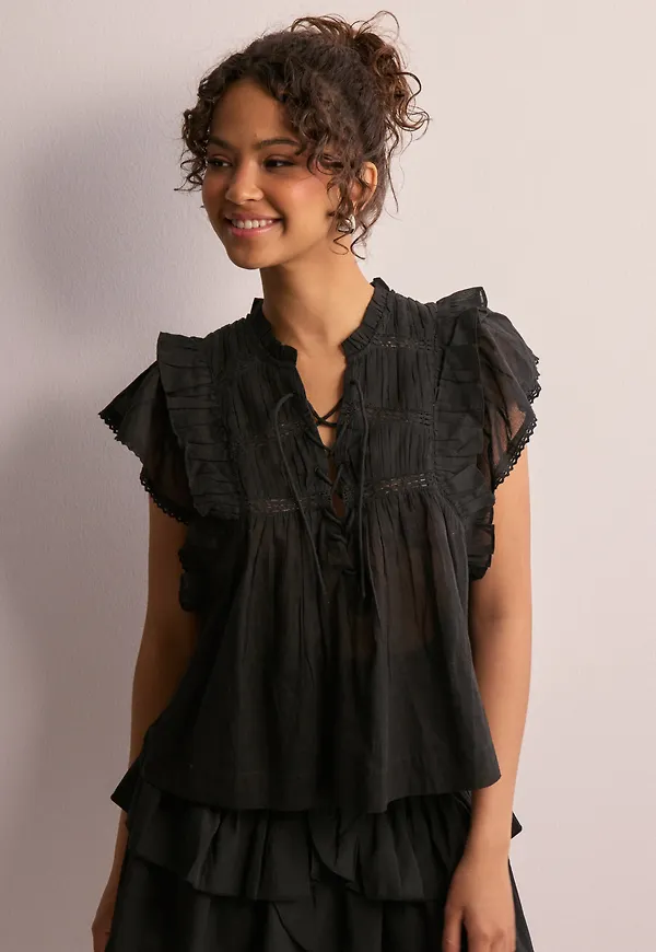 Neo Noir - Svart - Breeze S Voile Top
