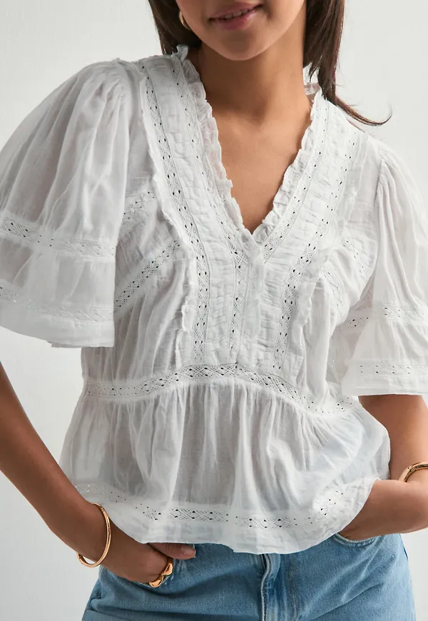 Only - Blå - Onlemily S/L Dnm Dress Mae