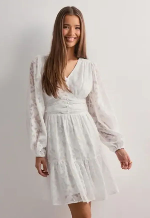 Neo Noir - Vit - Rihana Burnout Dress