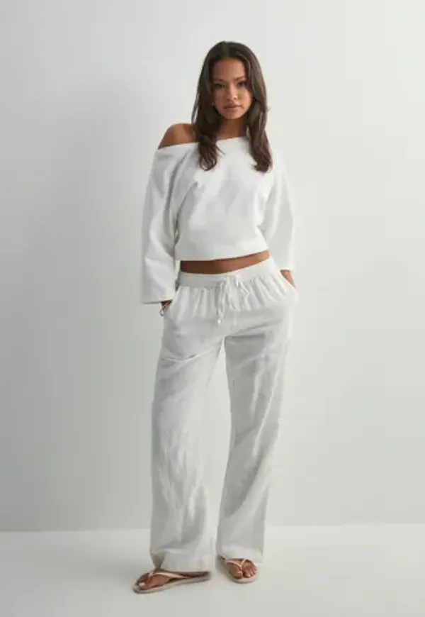 Neo Noir - Vit - Sonar Linen Pants