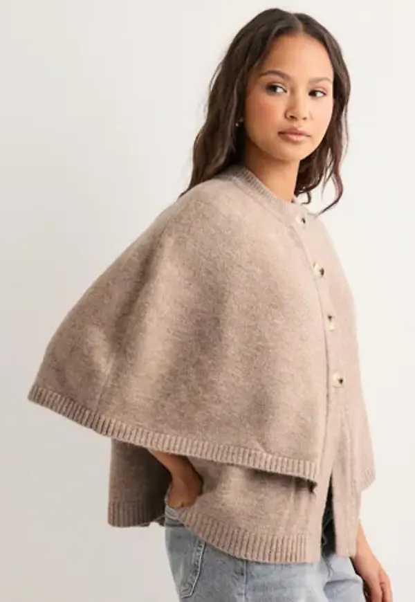 Neo Noir - Beige - Josei Double Knit Cape