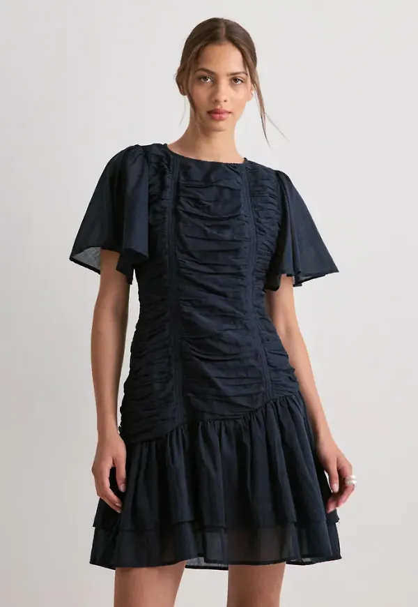 Neo Noir - Blå - Circle S Voile Dress
