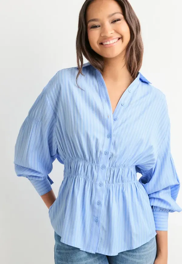 Neo Noir - Blå - Wales Stripe Shirt