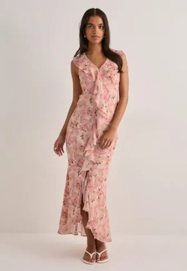 Neo Noir - Blommig - Zella Chiffon Print Dress
