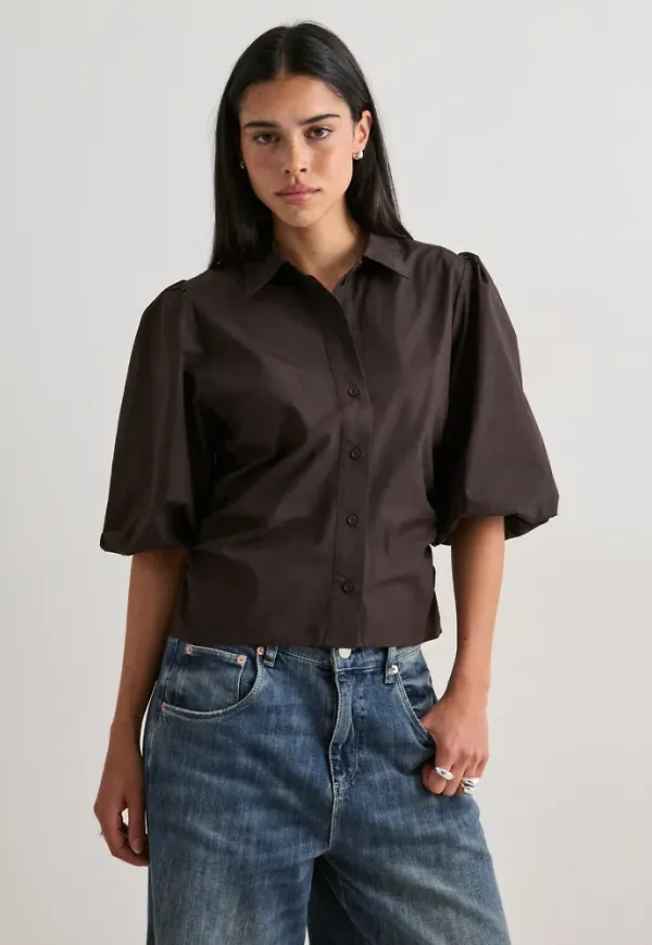Neo Noir - Brun - Ismara Solid Shirt
