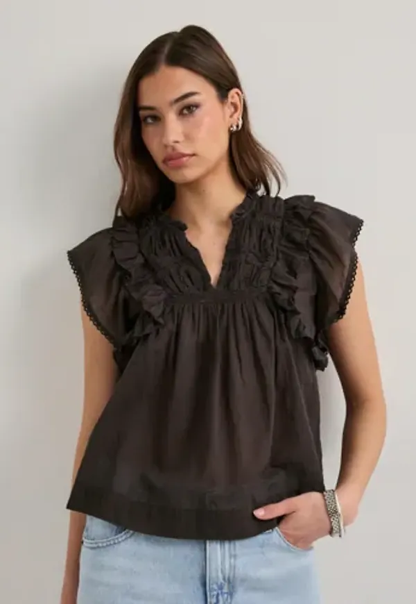 Neo Noir - Brun - Jayla S Voile Top