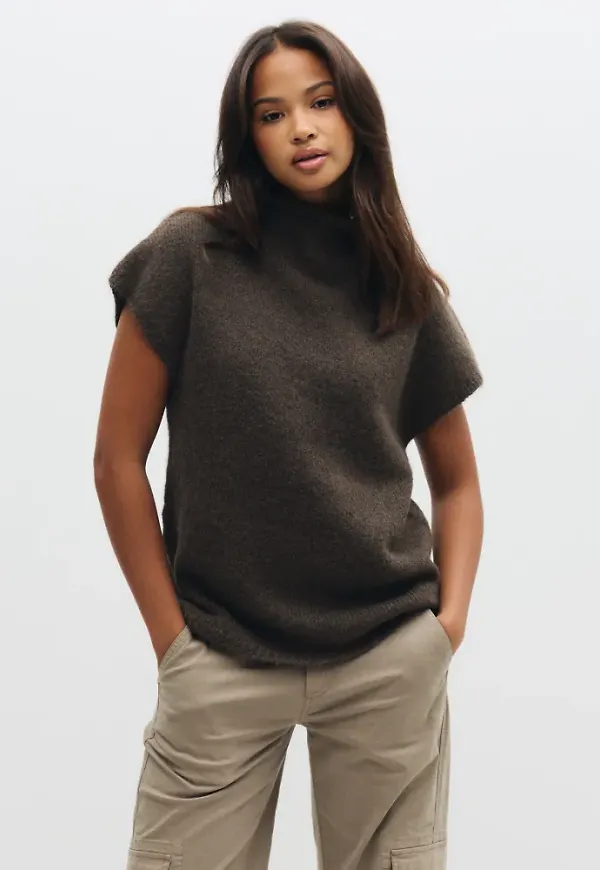 Neo Noir - Brun - Jona Knit Top