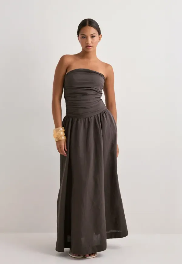 Neo Noir - Brun - Kima Linen Dress