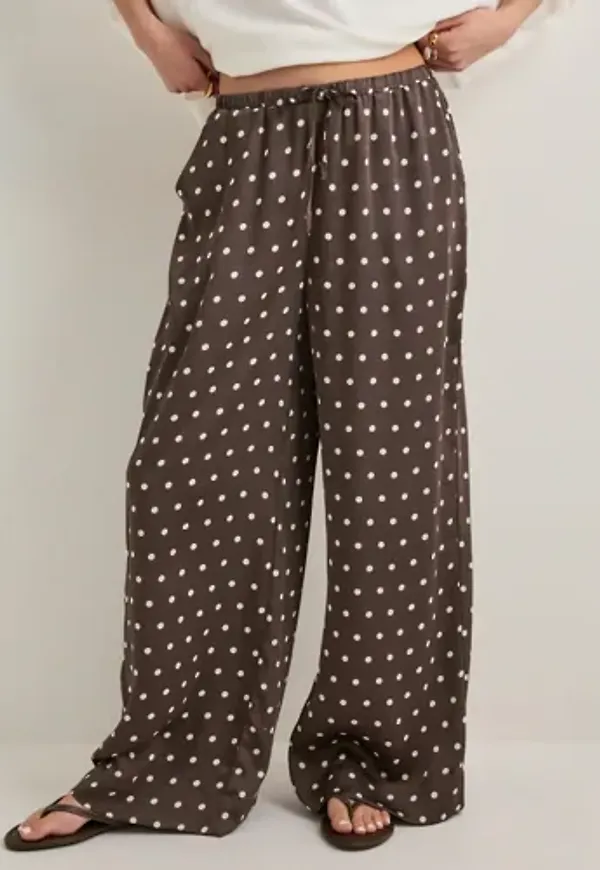 Neo Noir - Brun - Sebba Big Dot Pants