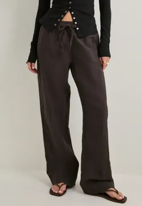 Neo Noir - Brun - Sonar Linen Pants