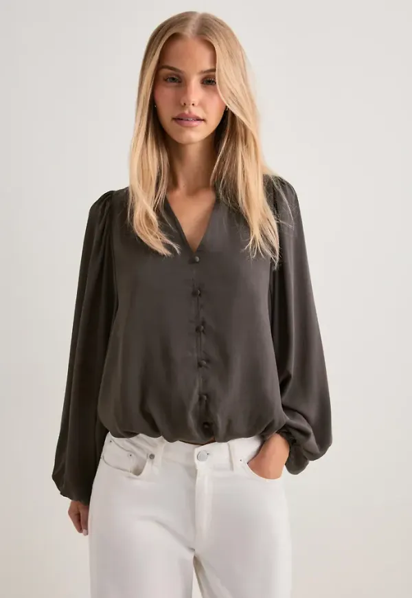 Neo Noir - Brun - Vivette Woven Blouse