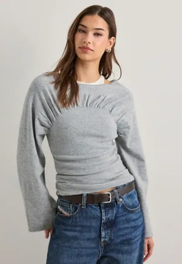 Neo Noir - Grå - Kaiba Knit Blouse