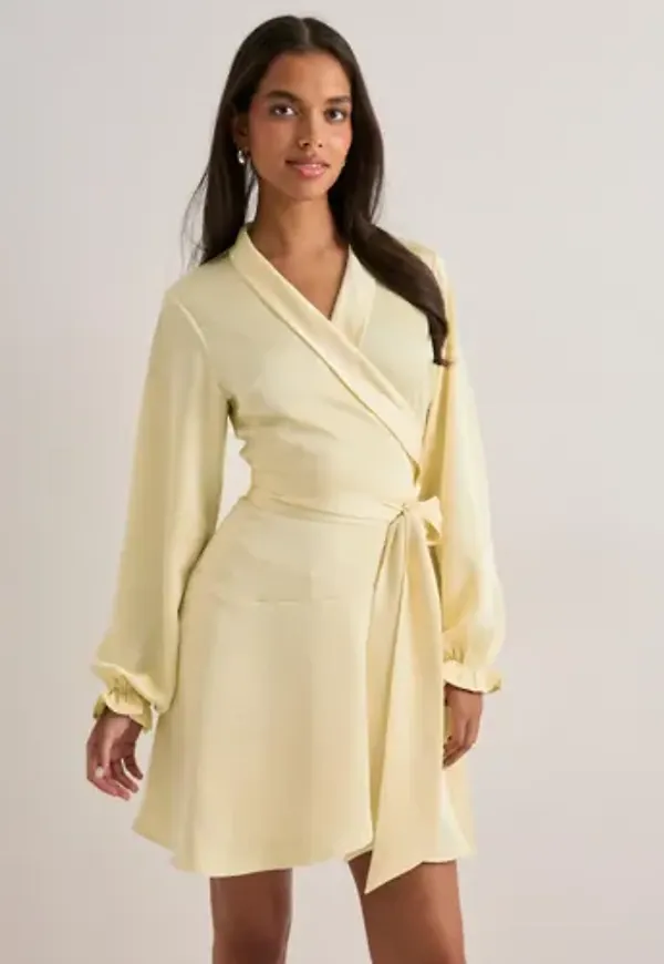 Neo Noir - Gul - Colbie Heavy Sateen Dress