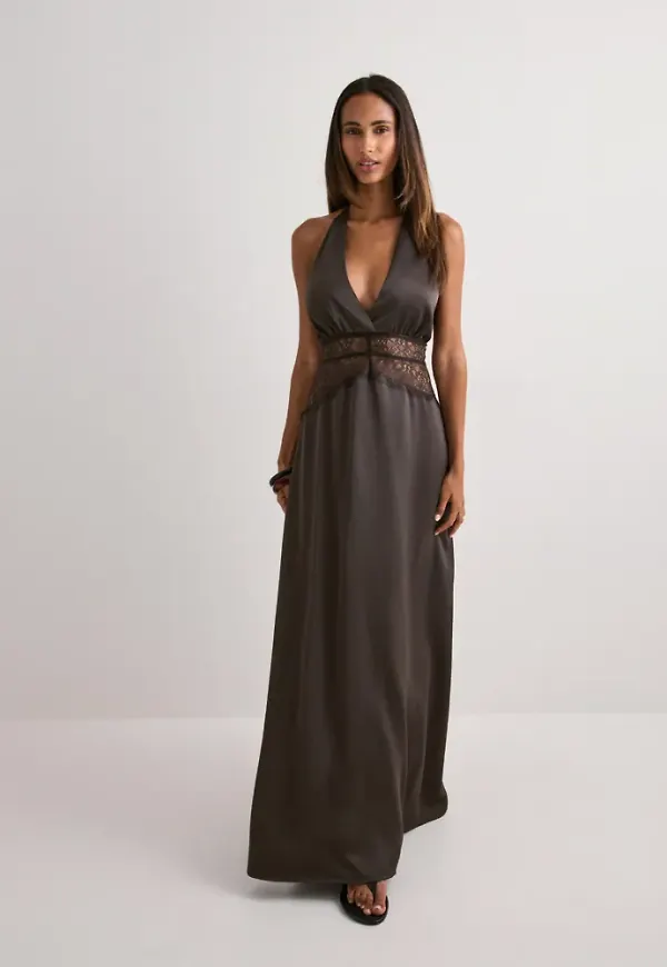 Neo Noir - - Jasine Heavy Sateen Dress