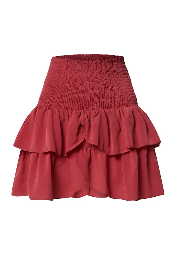 Neo Noir Kjol 'Carin' merlot