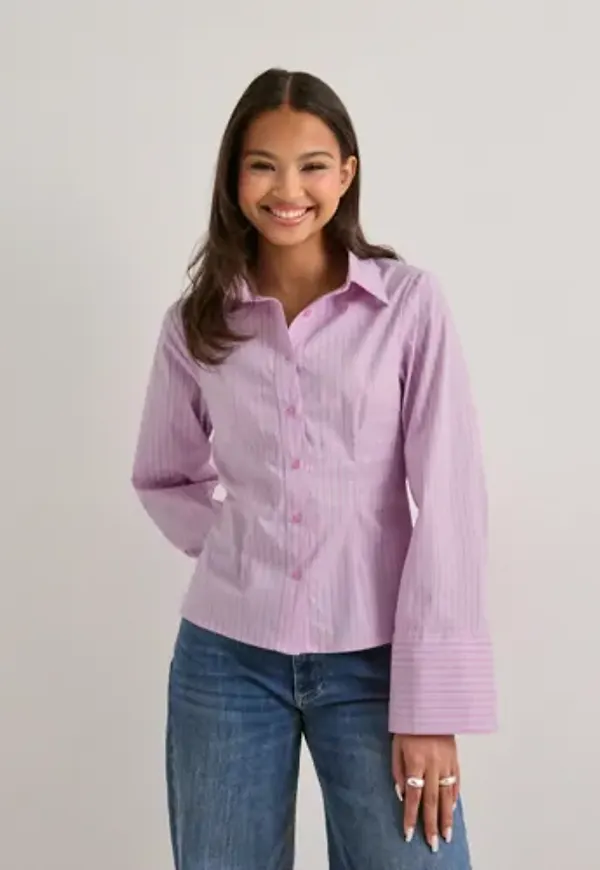 Neo Noir - Rosa - Rosa Shadow Stripe Shirt