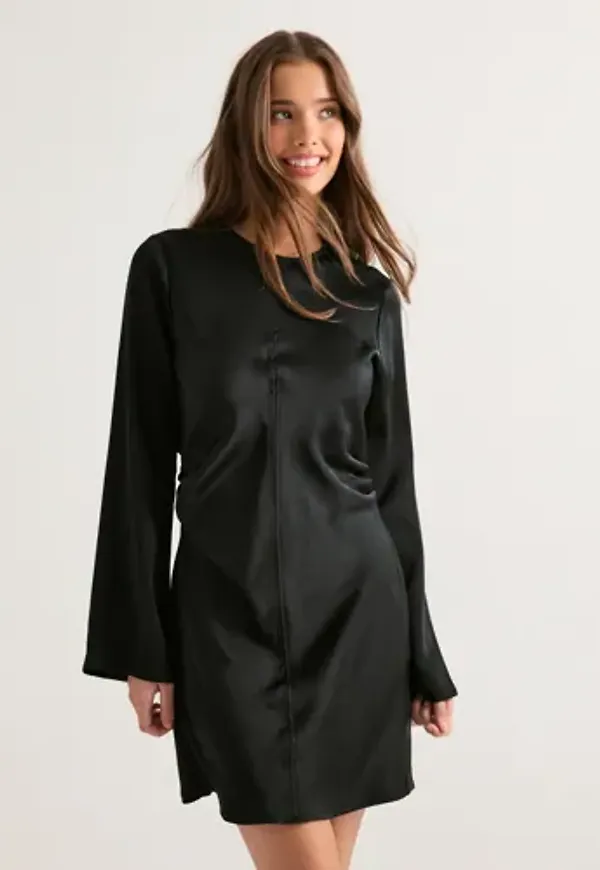 Neo Noir - Svart - Jumari Heavy Sateen Dress