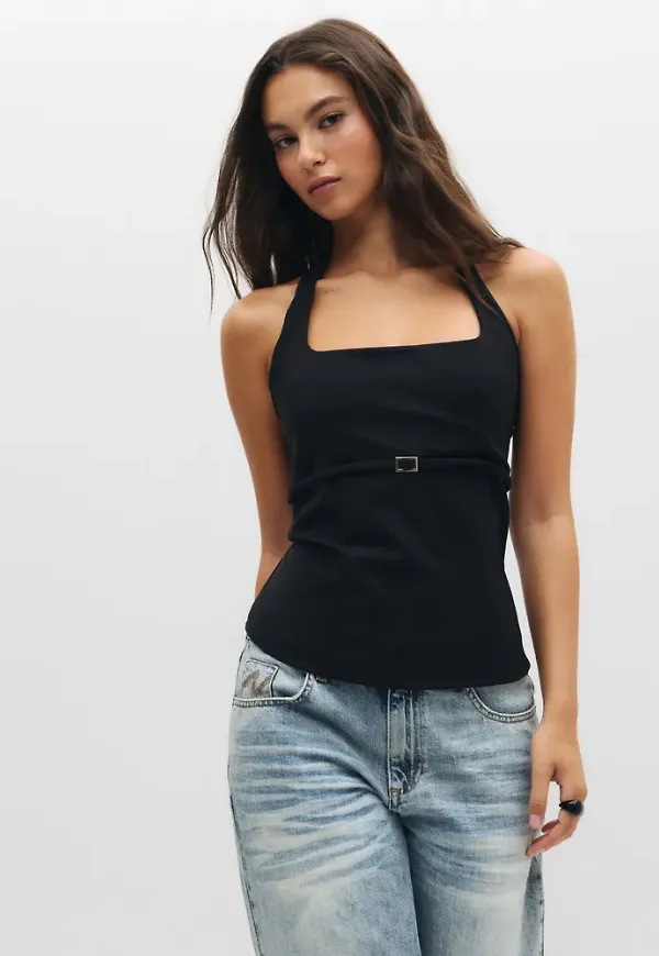 Neo Noir - Svart - Rafla Stretchy Top