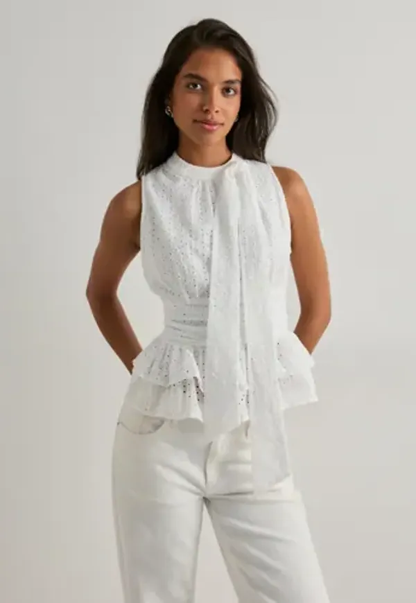Neo Noir - Vit - Ansol Emb Top