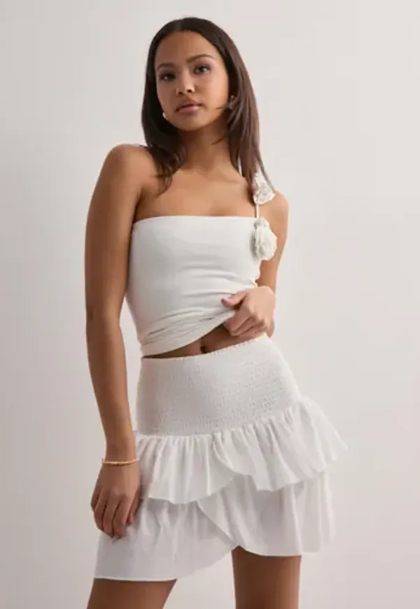 Neo Noir - Vit - Carin R Skirt