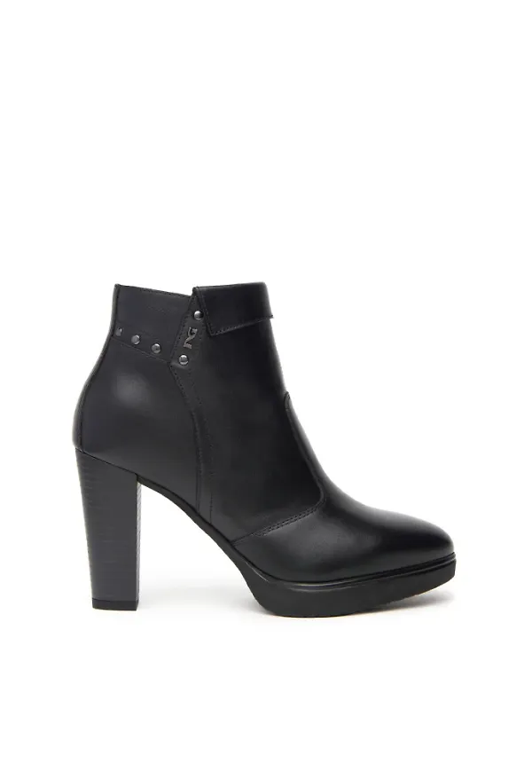 Nerogiardini, Skor, Dam, 37 EU, Läder, Spikade läderankelboots