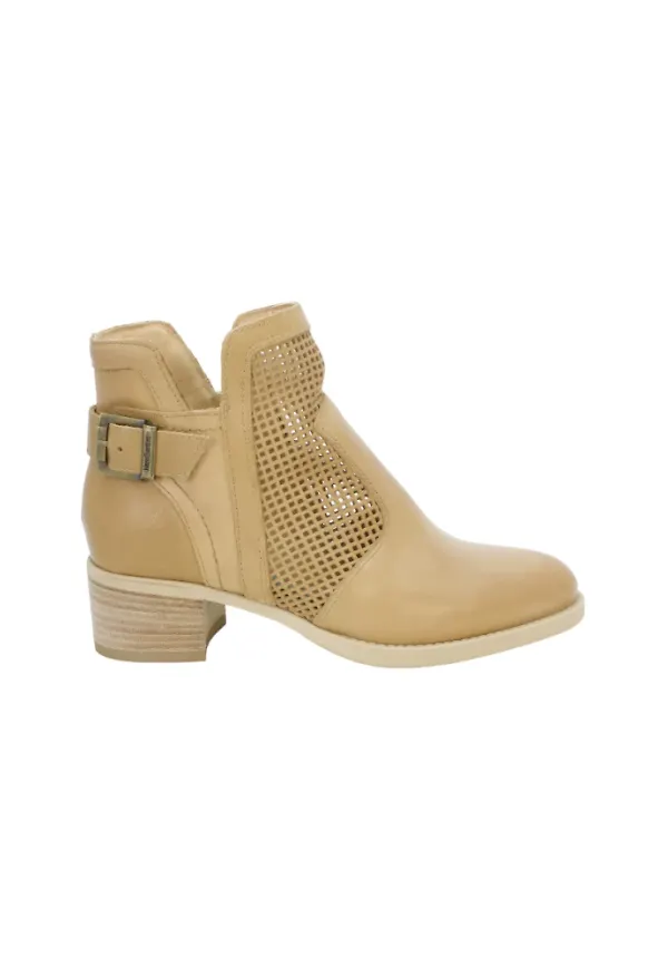 Nerogiardini Ankle Boots Beige, Dam