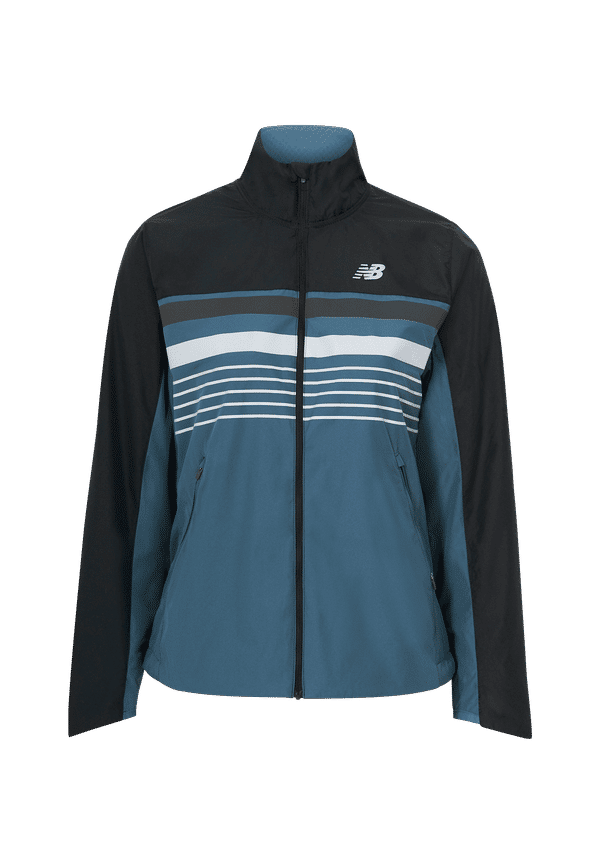 New Balance - Vindjacka / löparjacka Accelerate Protect Jacket Reflective - Grå