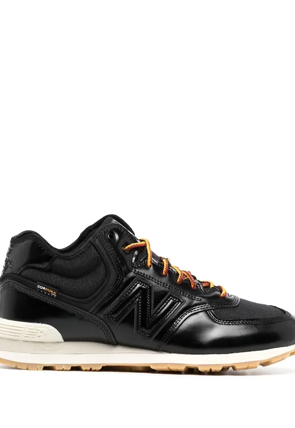 New Balance 574H lädersneakers - Svart
