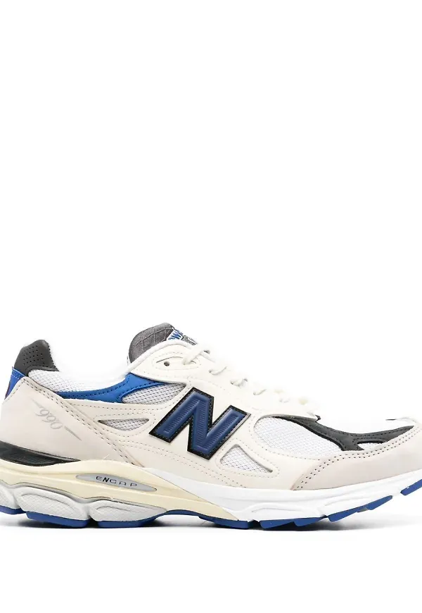 New Balance 990v3 låga sneakers - Vit