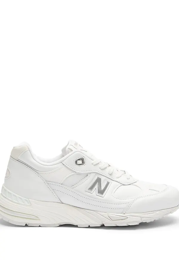 New Balance 991 låga sneakers - Vit