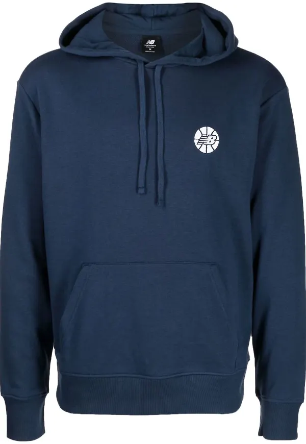 New Balance Hoops Fundamentals huvtröja - Blå