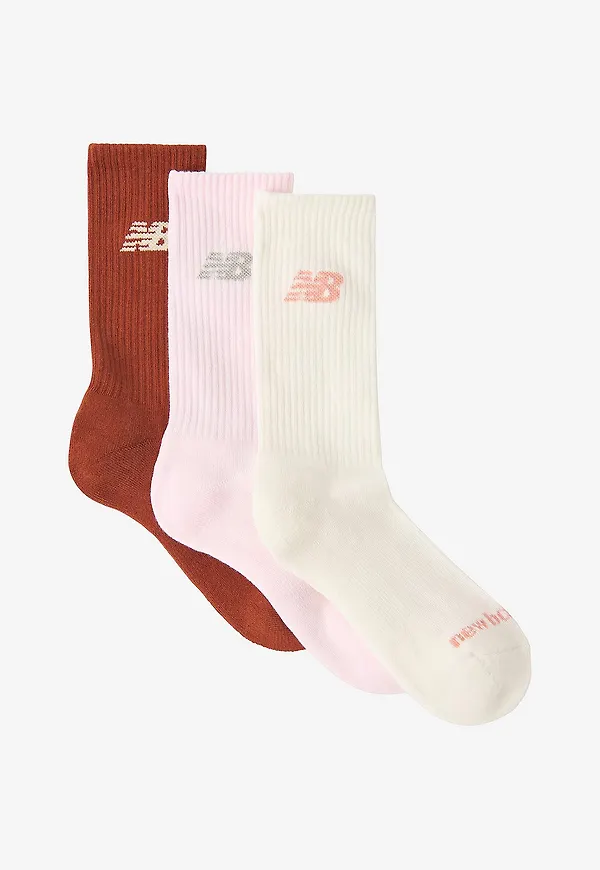 New Balance - Strumpor Everyday Crew 3-pack - Vit