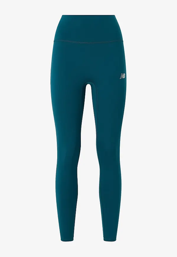 New Balance - Träningstights NB Essential High Rise Legging 25 - Grön
