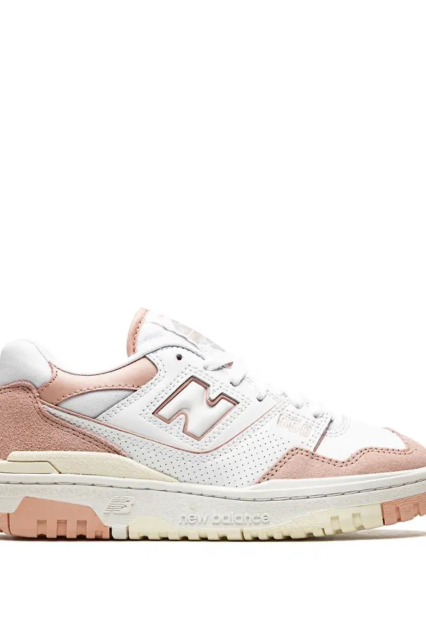 New Balance tvåfärgade låga sneakers - Vit