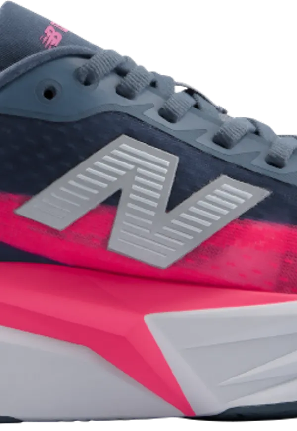 New Balance Women's Fuelcell Rebel V5 Shadow Blue / Pink Heat
