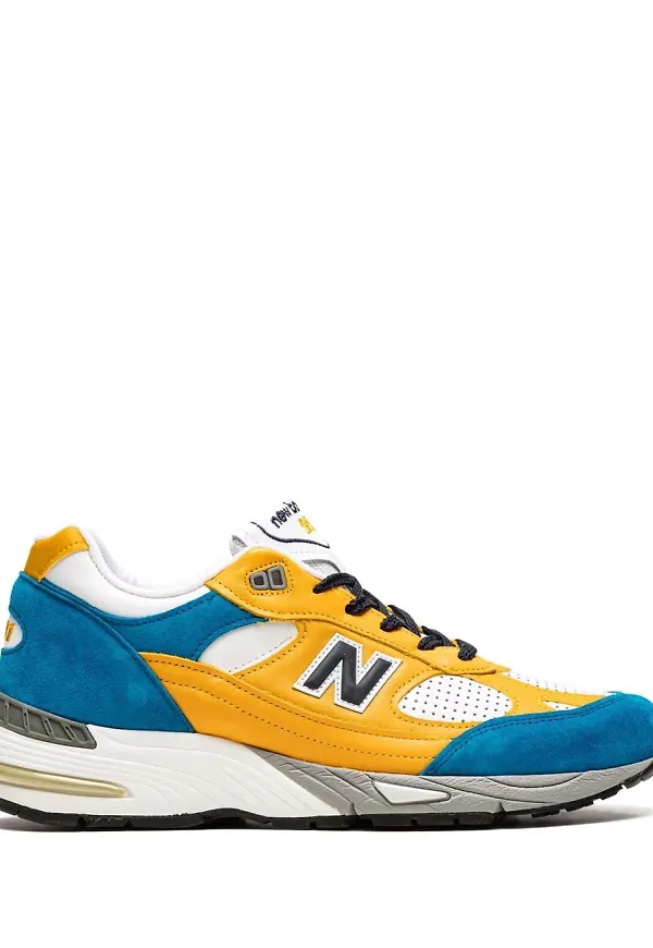 New Balance x Sneakersnstuff 991 låga sneakers - Gul