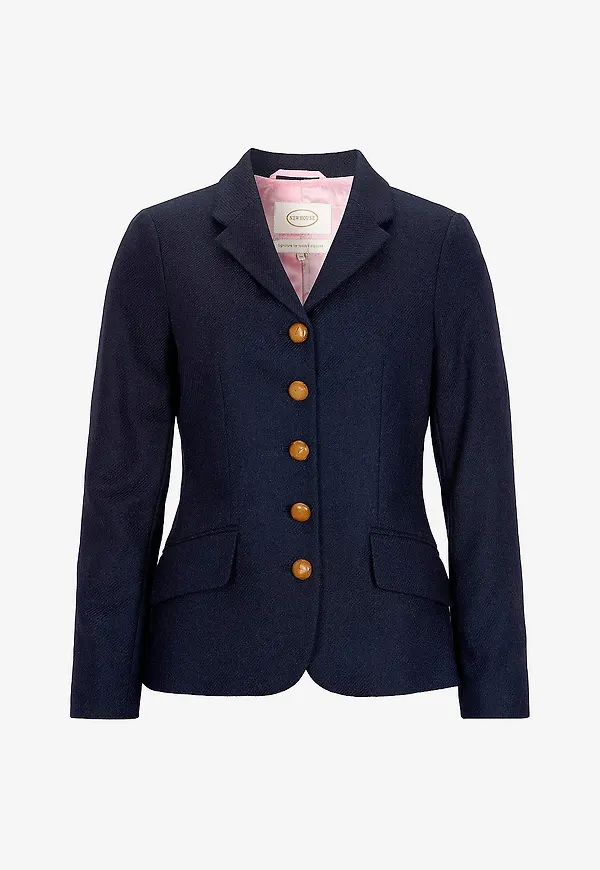 Newhouse - Blazer i tweed Blythe - Blå