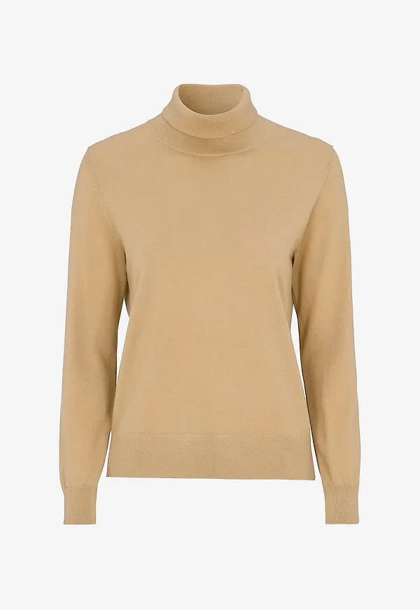 Newhouse - Merino Turtleneck Siri - Brun