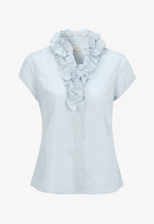 Newhouse - Skjorta Romance Shortsleeve - Blå