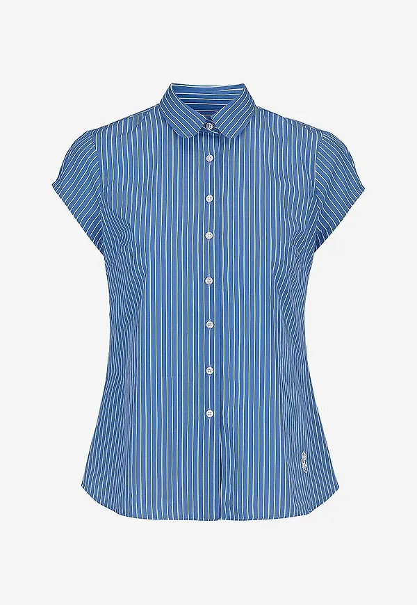 Newhouse - Skjorta Vera Preppy Stripe - Blå