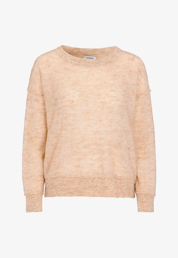 Newhouse - Mohairtröja Alicia - Beige